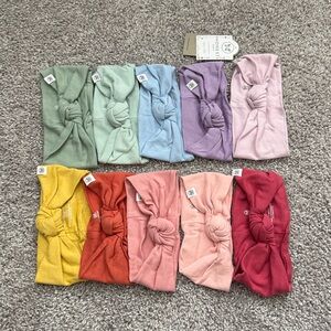 NWT Honest Baby Pack of 10 Organic Cotton Baby Headbands